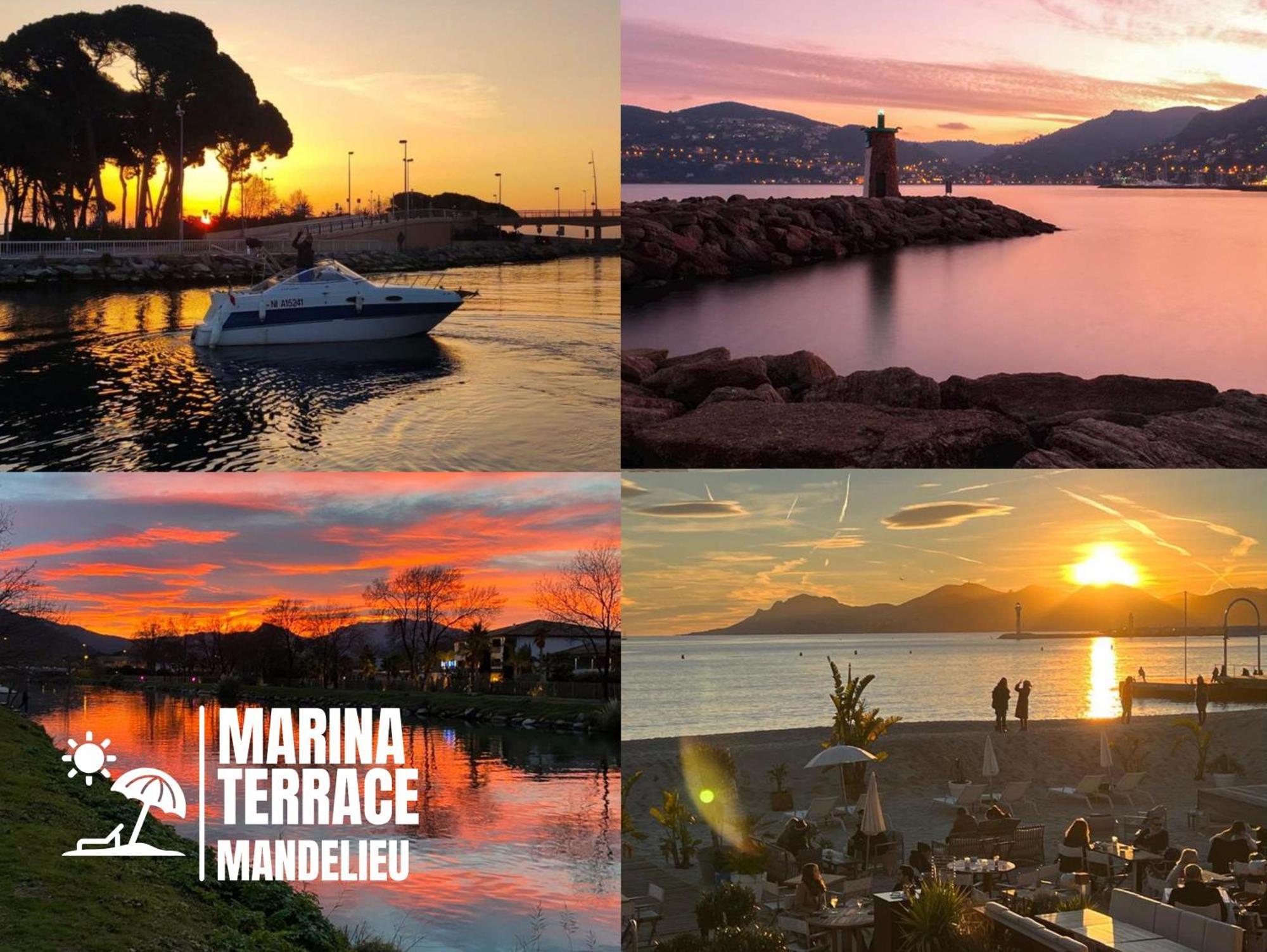 Appartamento Marina Terrace Mandelieu Esterno foto