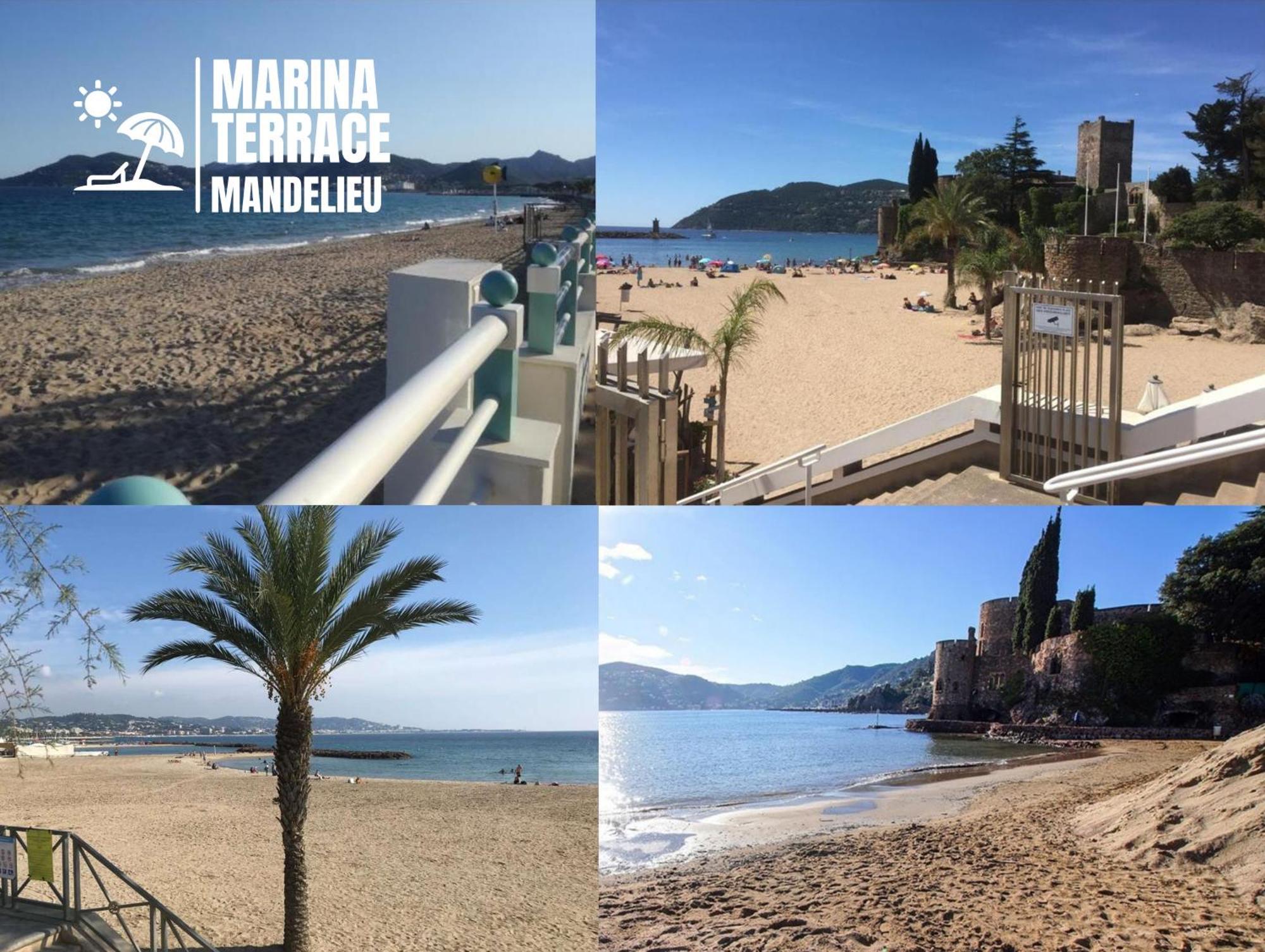 Appartamento Marina Terrace Mandelieu Esterno foto