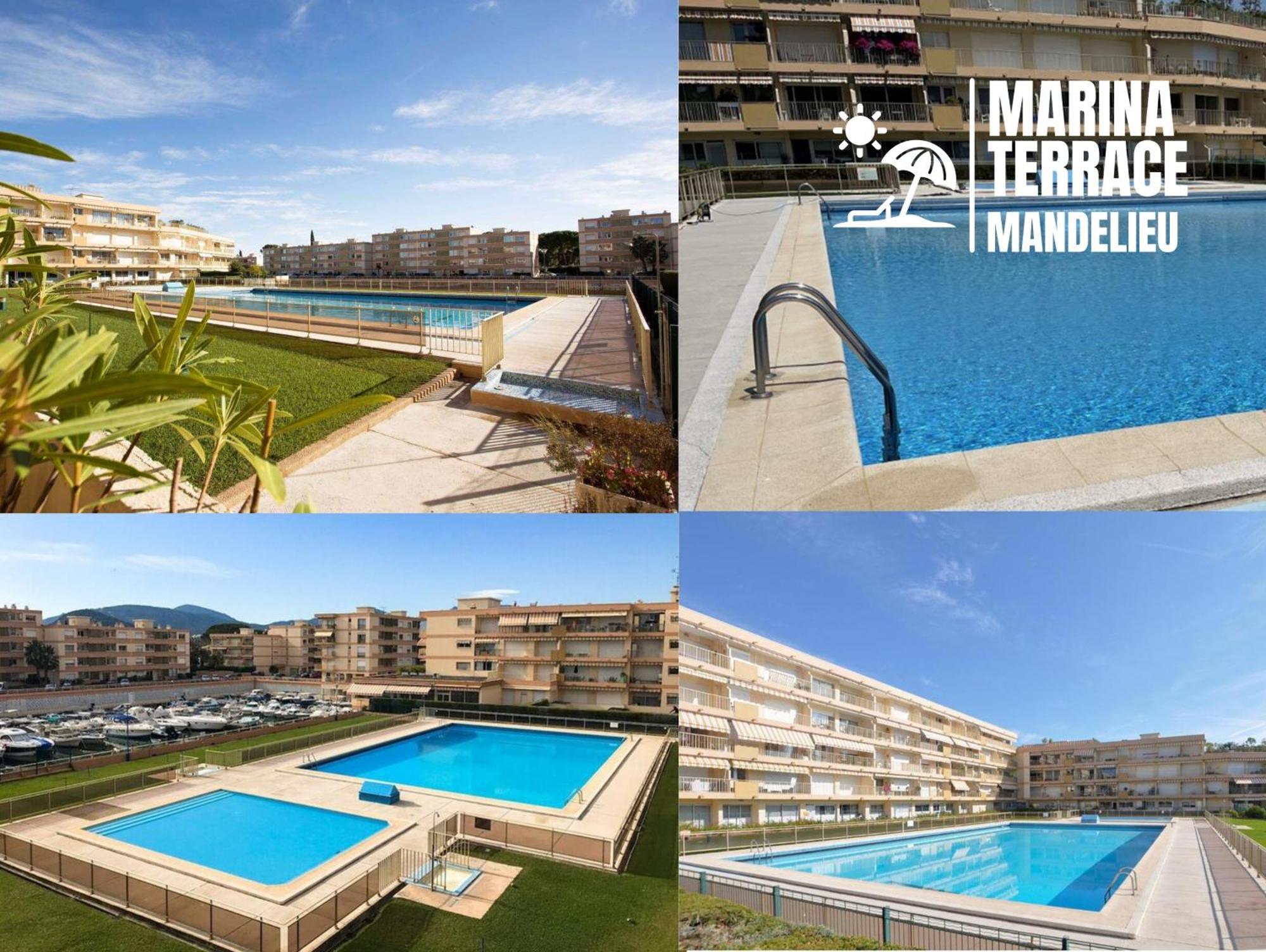 Appartamento Marina Terrace Mandelieu Esterno foto
