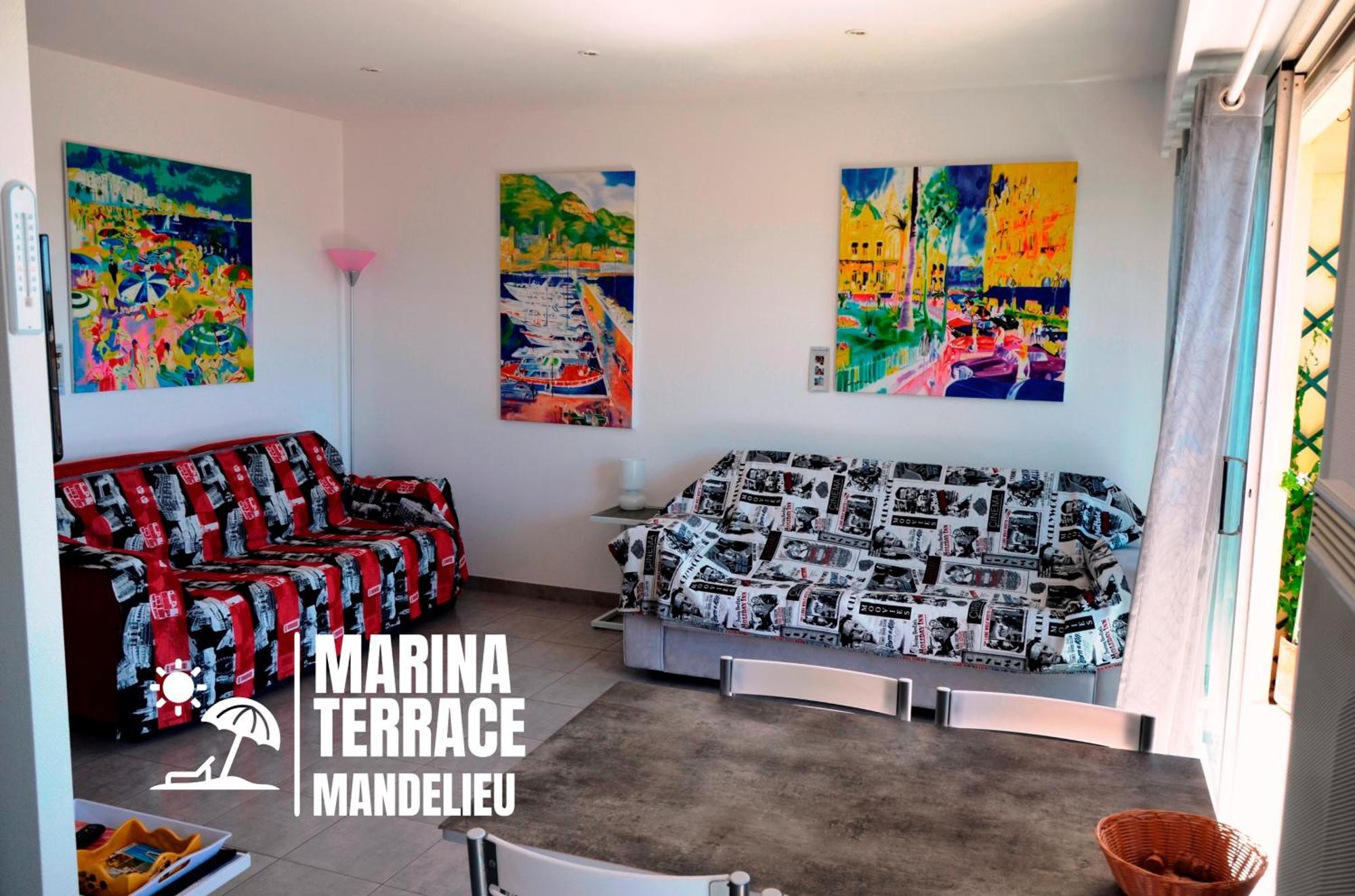 Appartamento Marina Terrace Mandelieu Esterno foto