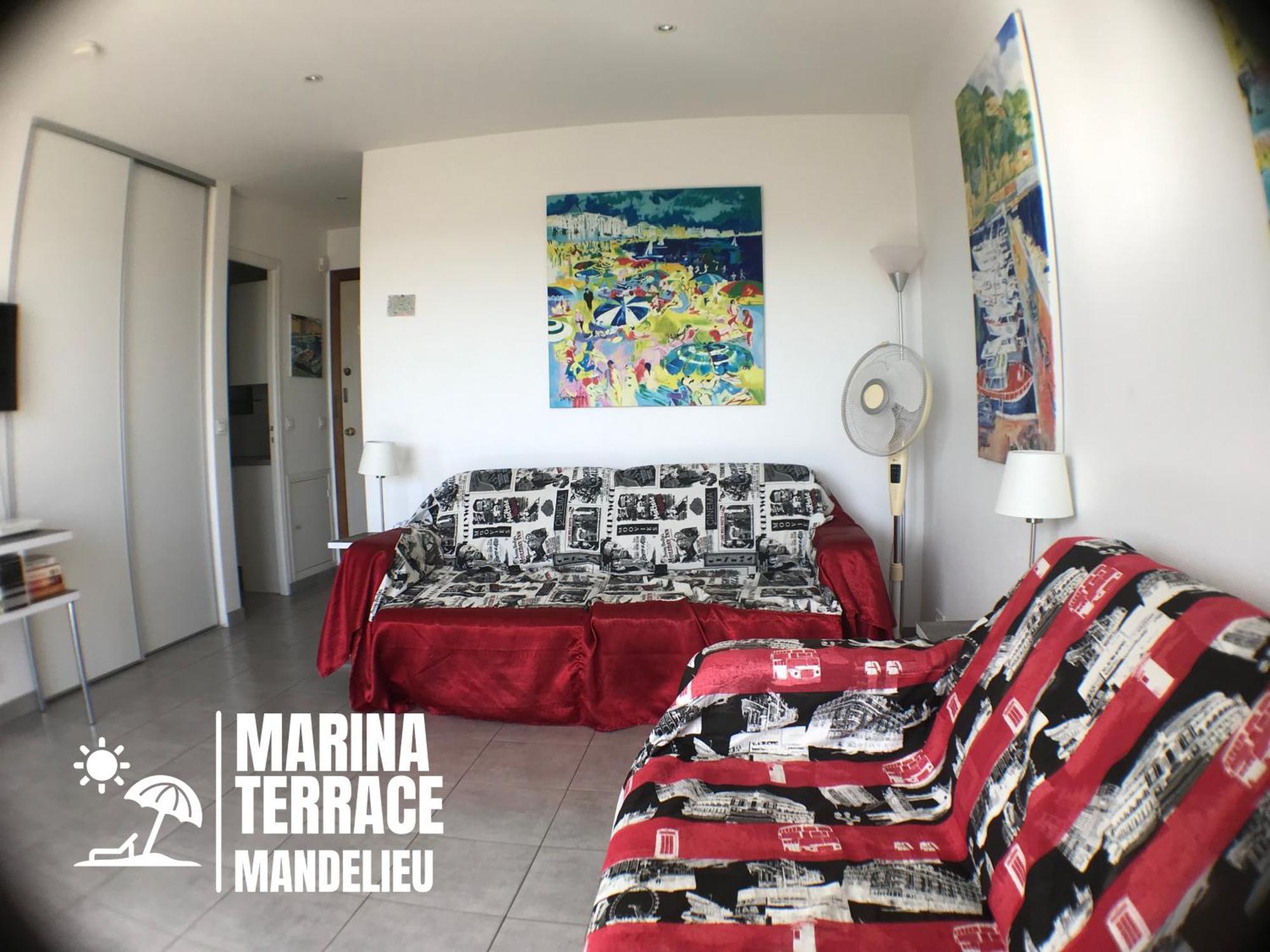 Appartamento Marina Terrace Mandelieu Esterno foto